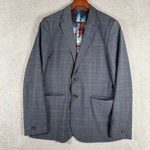 TED BAKER SUIT Mens Size 5 JACKET BUSINESS PROM Wool Blend